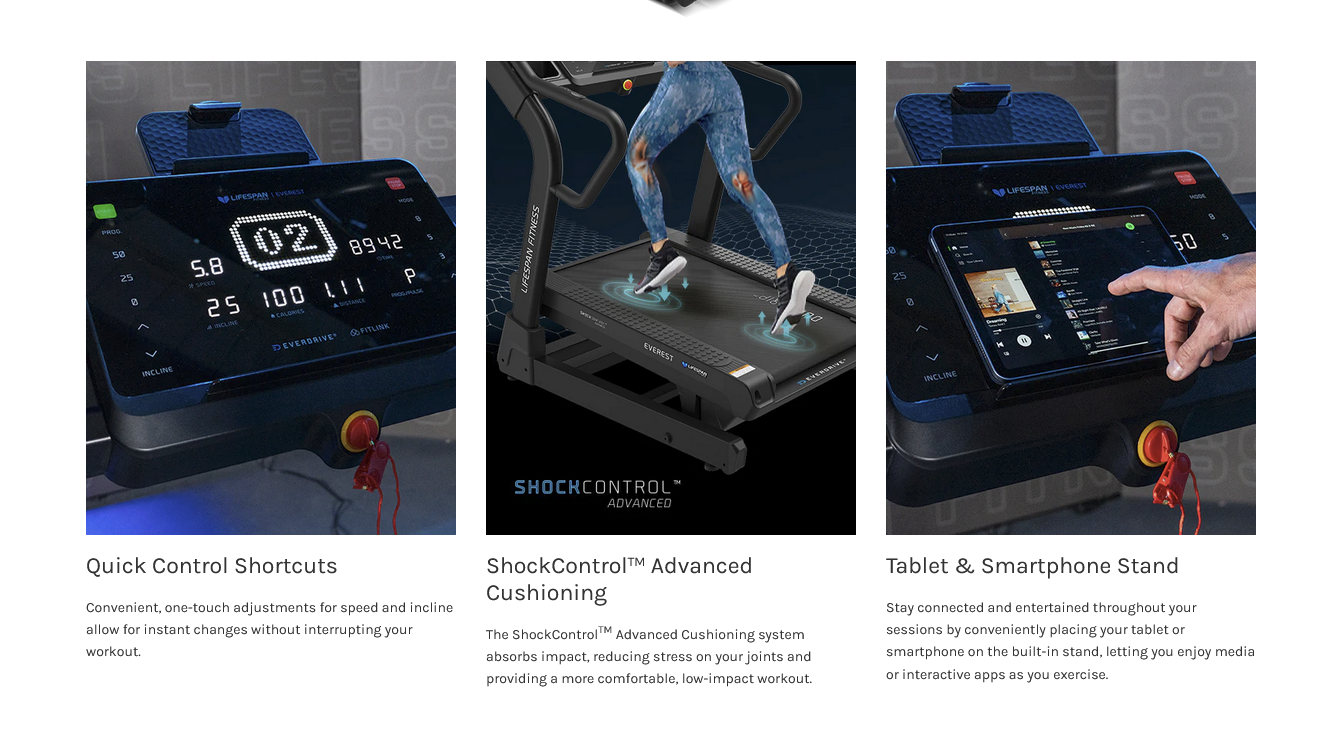 Lifespan Fitness Everest 3 Ultra High Incline Treadmill