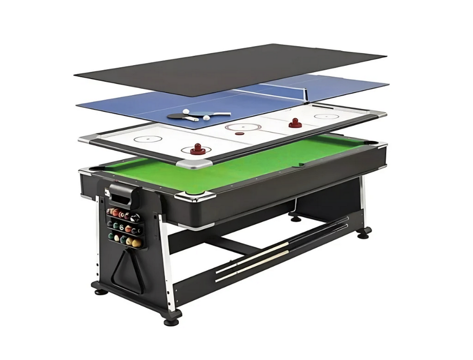 Games Table 4 In 1 | 7 Foot Green Top