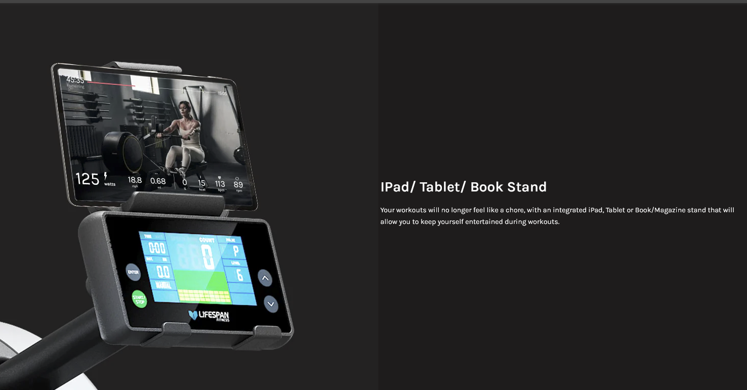 Lifespan Fitness ROWER-801F Air & Magnetic Commercial Rowing Machine