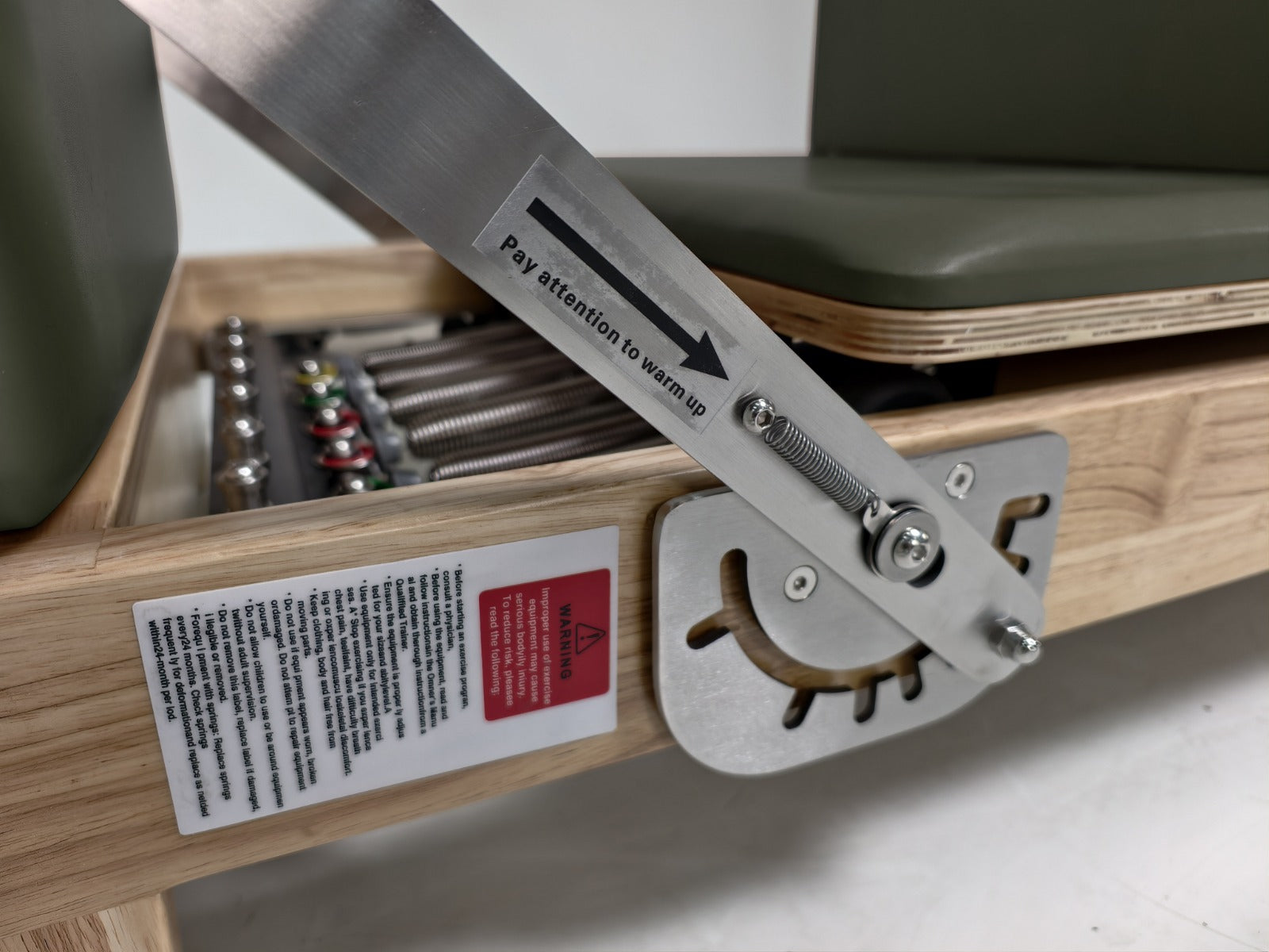 Trojan TERRA GREEN Oak Folding Reformer Inc Box & Jump Board New