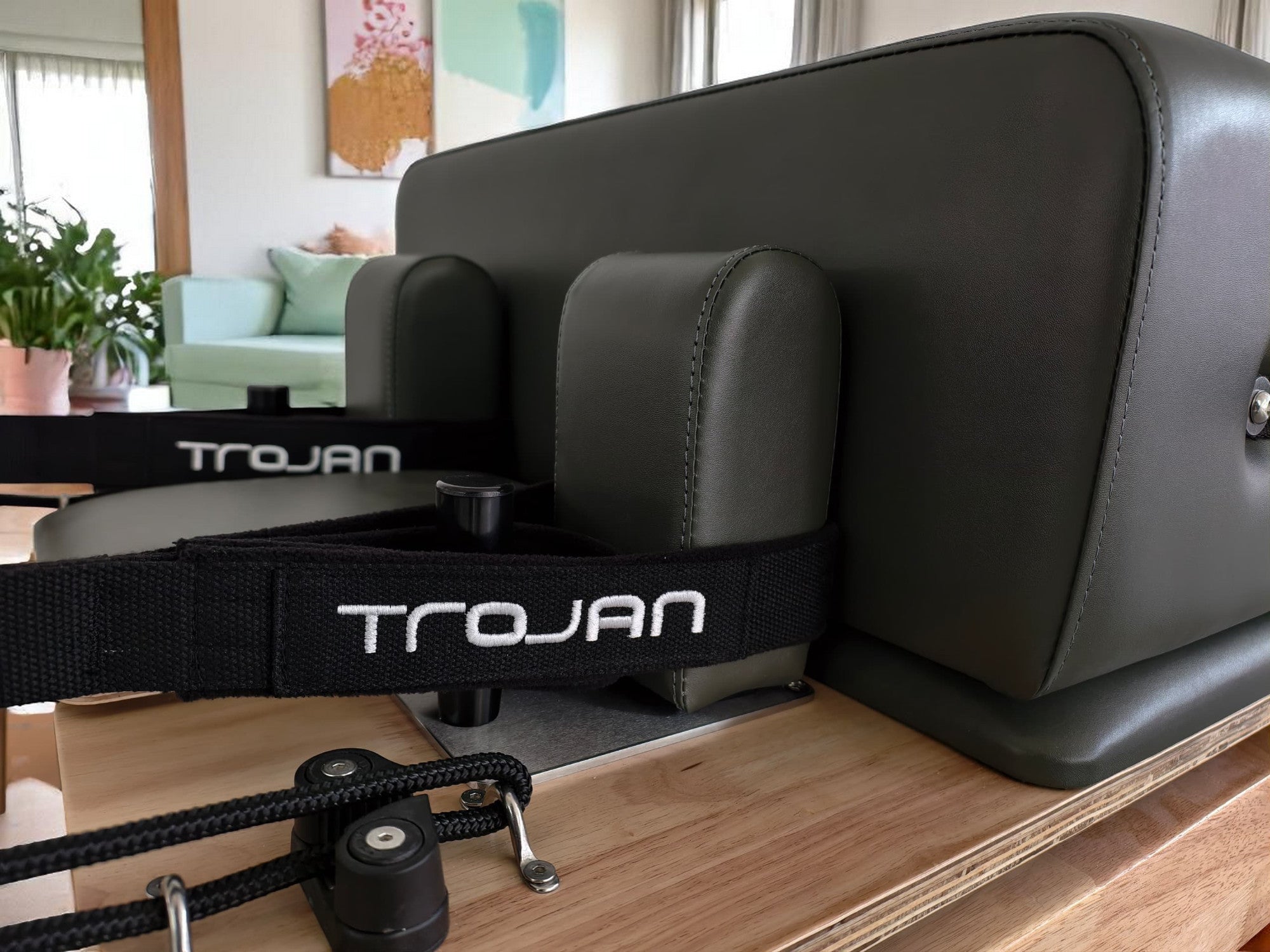 Trojan TERRA GREEN Oak Folding Reformer Inc Box & Jump Board * NEW *