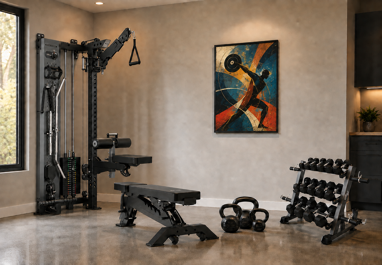TRCFT-X1 ELITE Functional Trainer + SX1 Bench | PAK 1