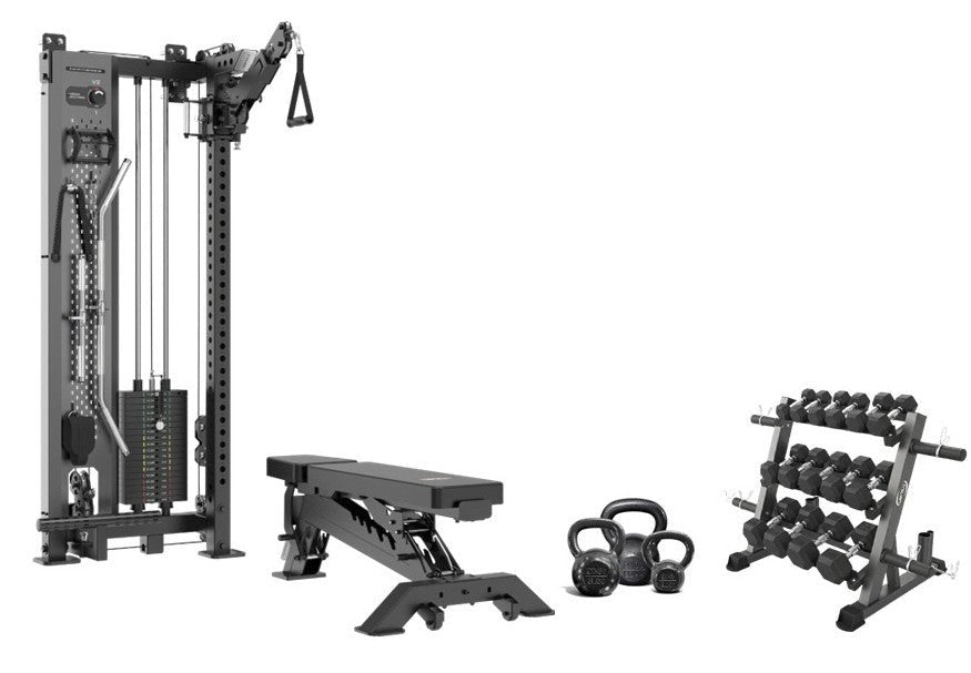 TRCFT-X1 ELITE Functional Trainer + SX1 Bench | PAK 1
