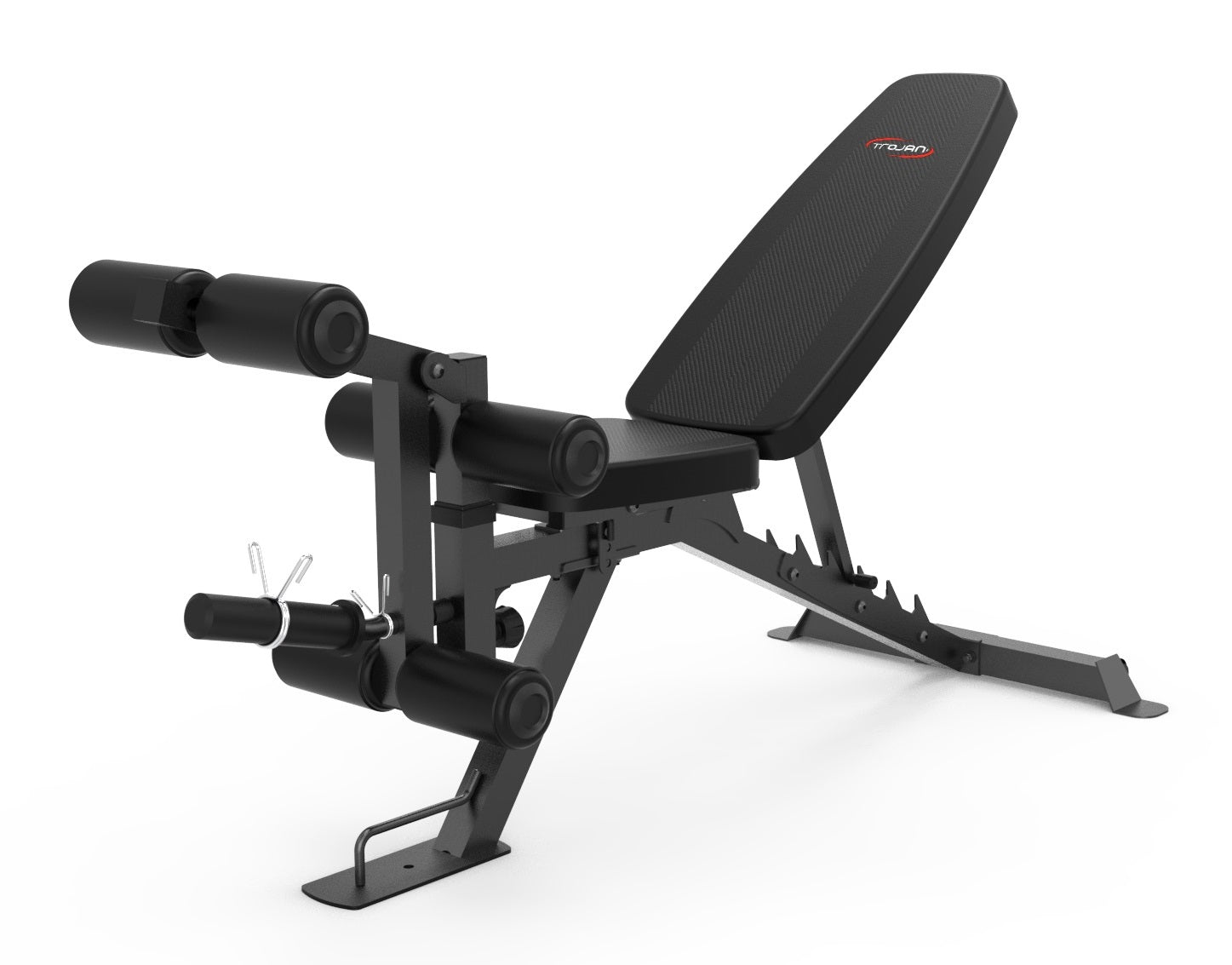 Power Rack+ Lat Attachment + FID Bench & Leg Ext