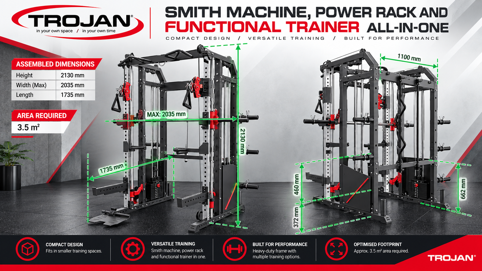 90XPRO All – In – One Trainer Smith TrainLikeaPro Pak