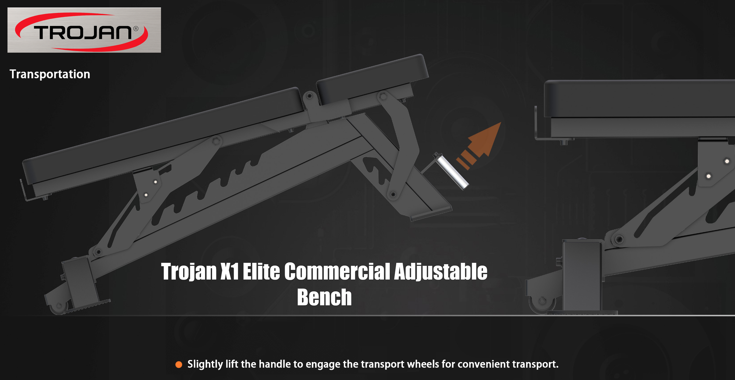 Trojan X1 Elite Commercial Adjustable Bench