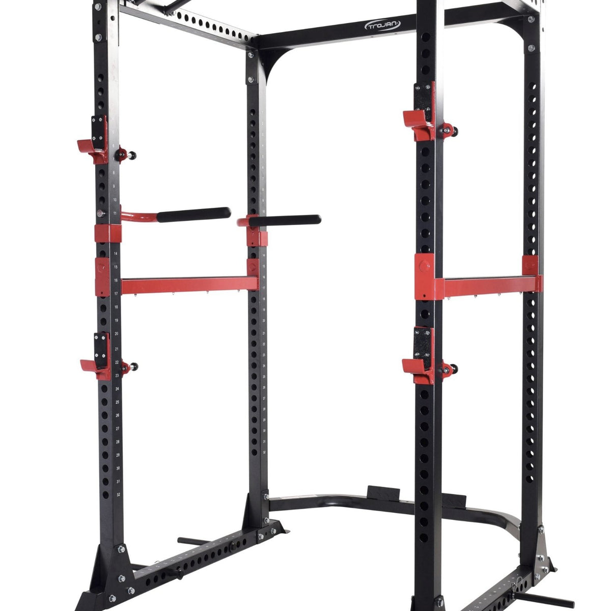 Power Rack Multi Chin Up Safety Bars Dip Handles + Jammer Arms – Trojan ...