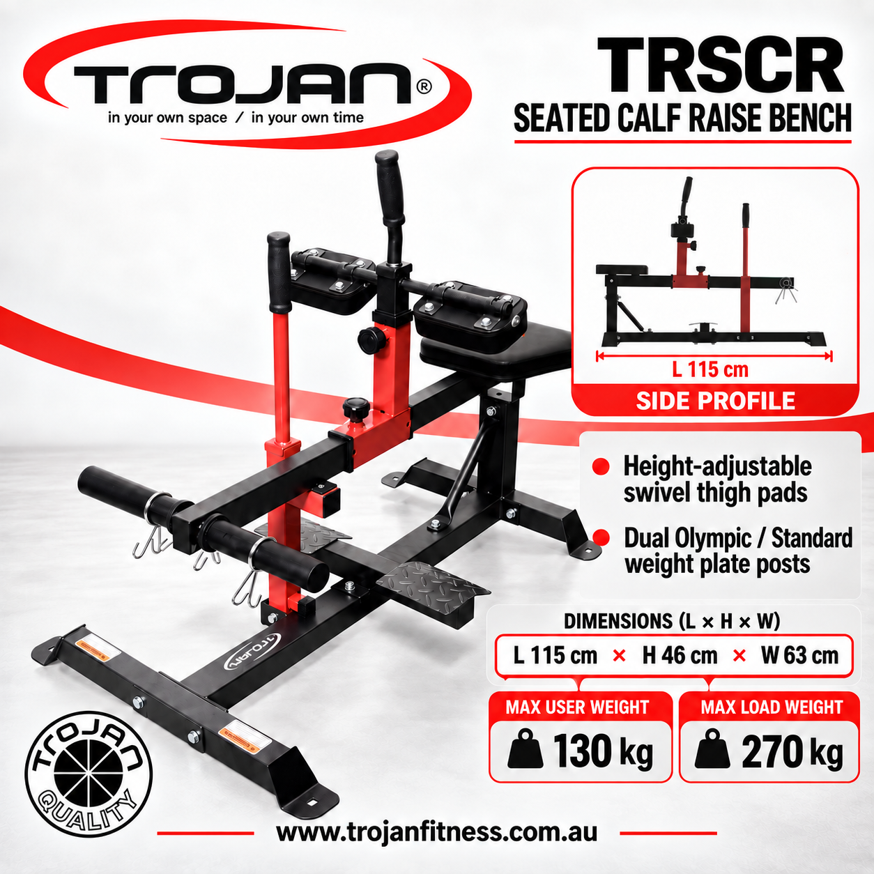 Seated Calf Raise Bench