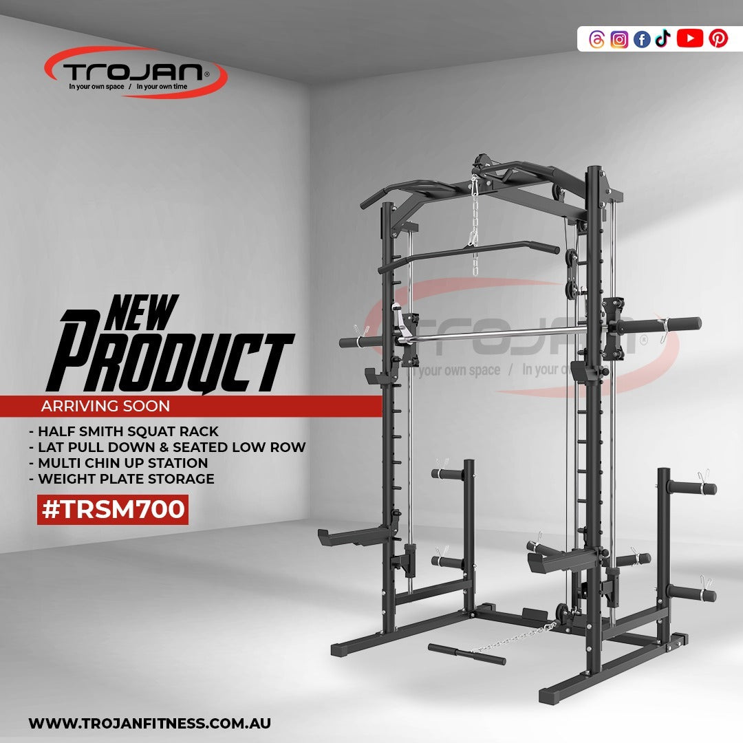 Trojan TRSM700 Half Smith + Lat Pull Down Low Row