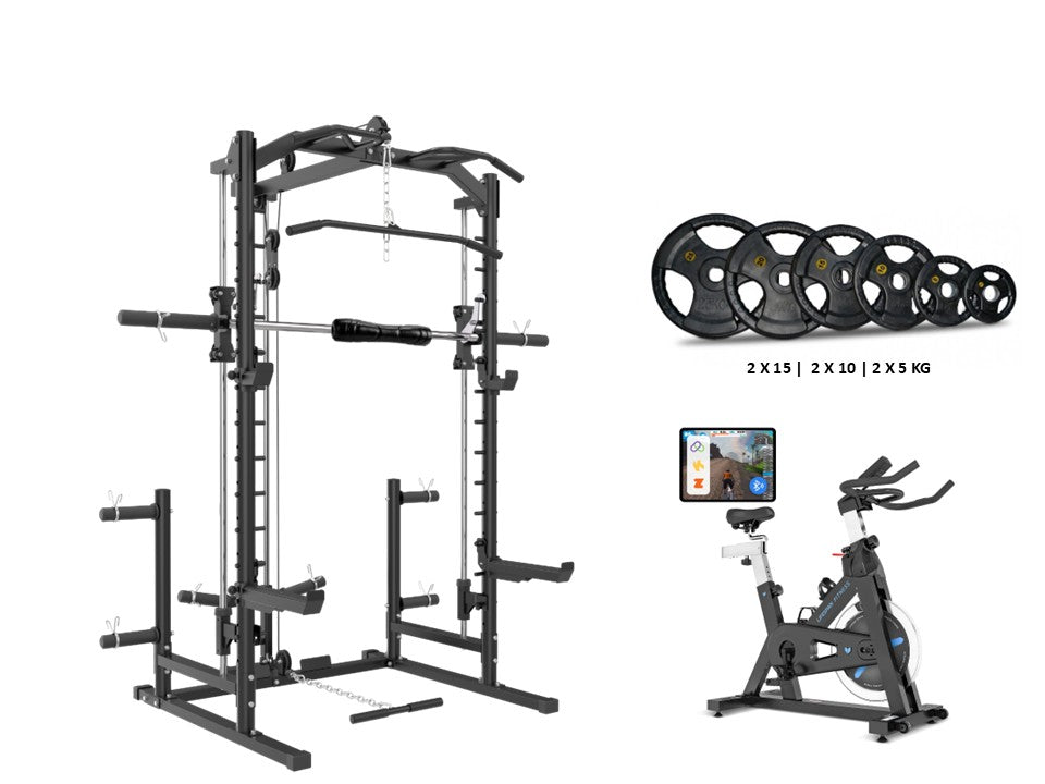 Trojan TRSM700 Half Smith + Lat Pull Down Package PAK4