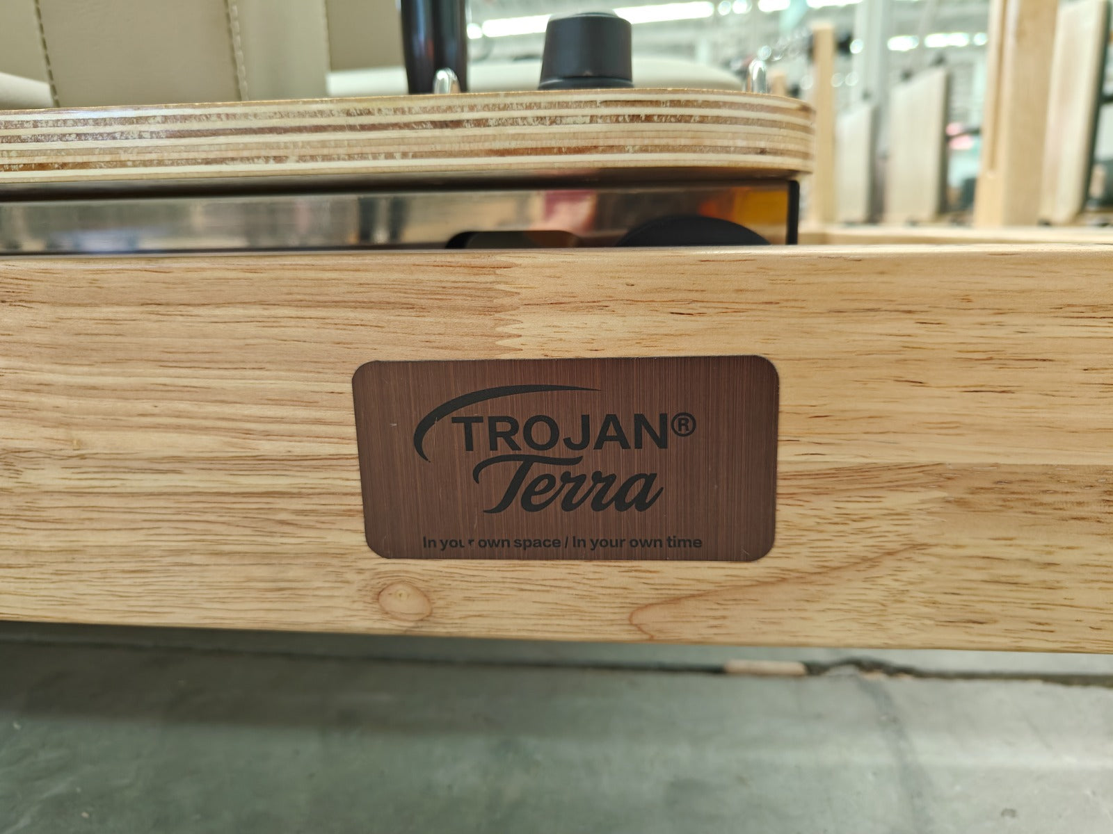 Trojan TERRA COPPER Oak Folding Reformer Inc Box & Jump Board