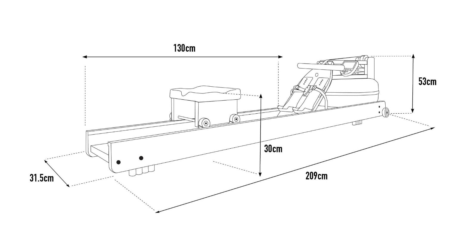 Water Rower Club Model