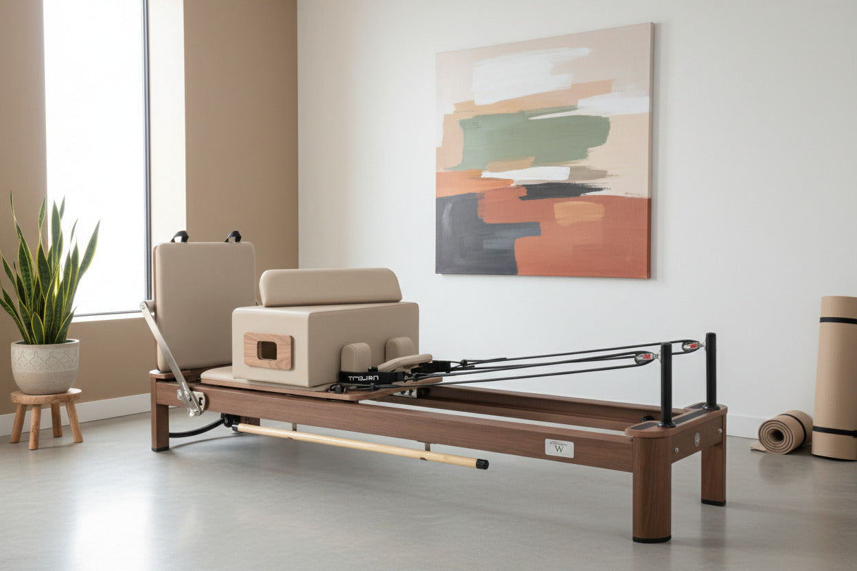 Trojan StudioPR " Walnutt " Premium Aluminium Reformer Inc Box & Jump Board