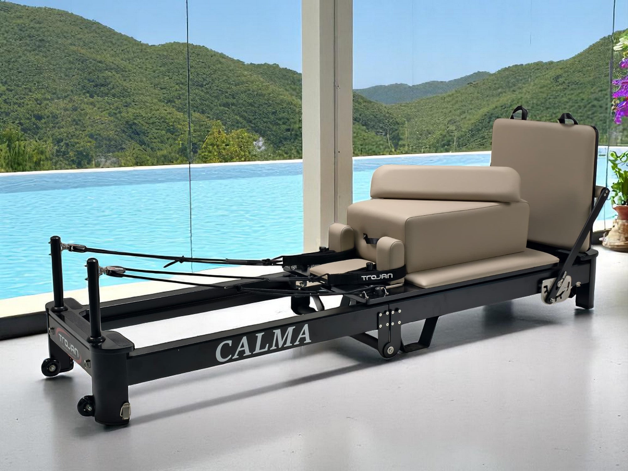 Trojan " Calma " BEIJE Folding Aluminium Reformer Inc Box & Jump Board * NEW *