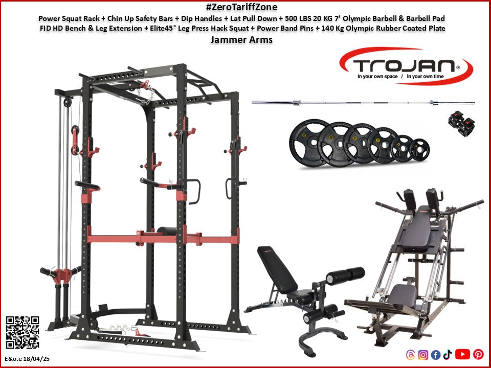 Power Rack & Leg Press Package | ZeroTariffZone