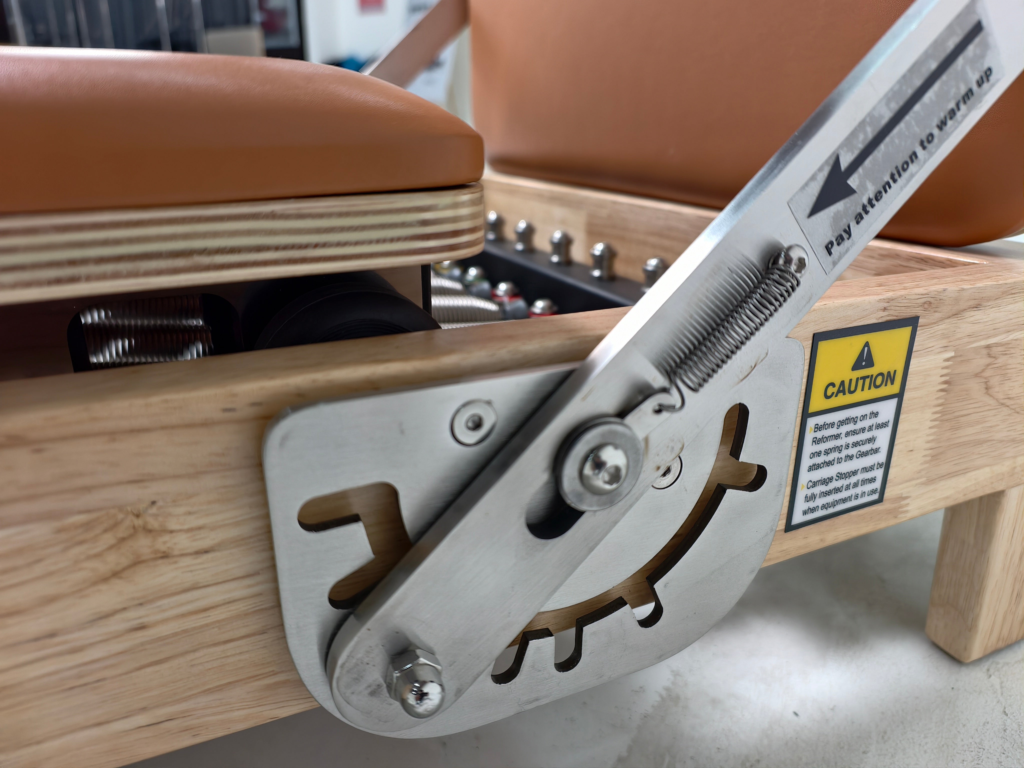 Trojan TERRA COPPER Oak Folding Reformer Inc Box & Jump Board