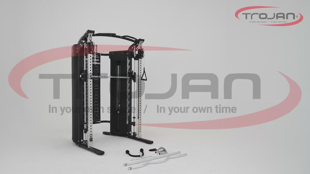 Trojan TRSM900FT Smith All in 1 Functional Trainer One Space  Home Pack
