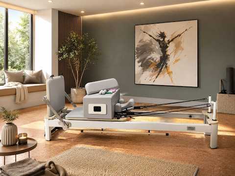 Trojan StudioPR Dove Grey  Aluminium Reformer Inc Box & Jump Board