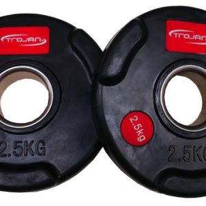 Olympic Weight Plates Rubber 3 Hole Grip Ergo Design/ Sold in Pairs