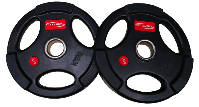 Olympic Weight Plates Rubber Pair (10 Kg)