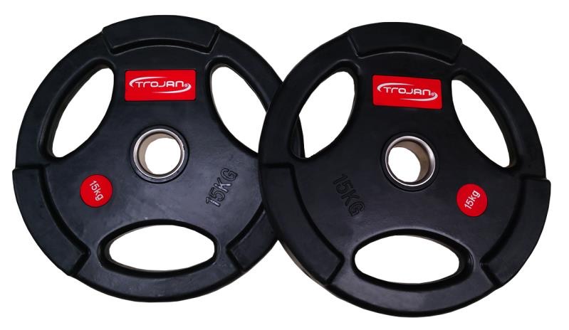 Olympic Weight Plates Rubber Pair (15 Kg)