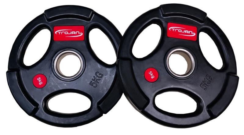 Olympic Weight Plates Rubber Pair (5 Kg)