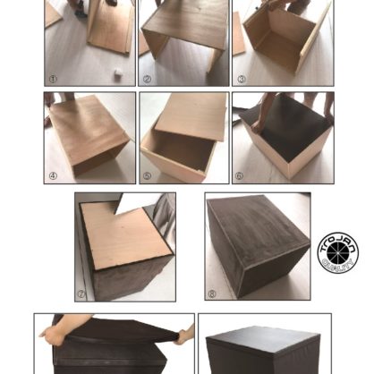 Plyometrics Foam Jump Box  20 24 30" CKD Kit With Soft Foam Pads & PVC Cover