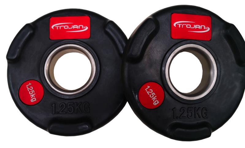 Olympic Weight Plates Rubber Pair (1.25 Kg)