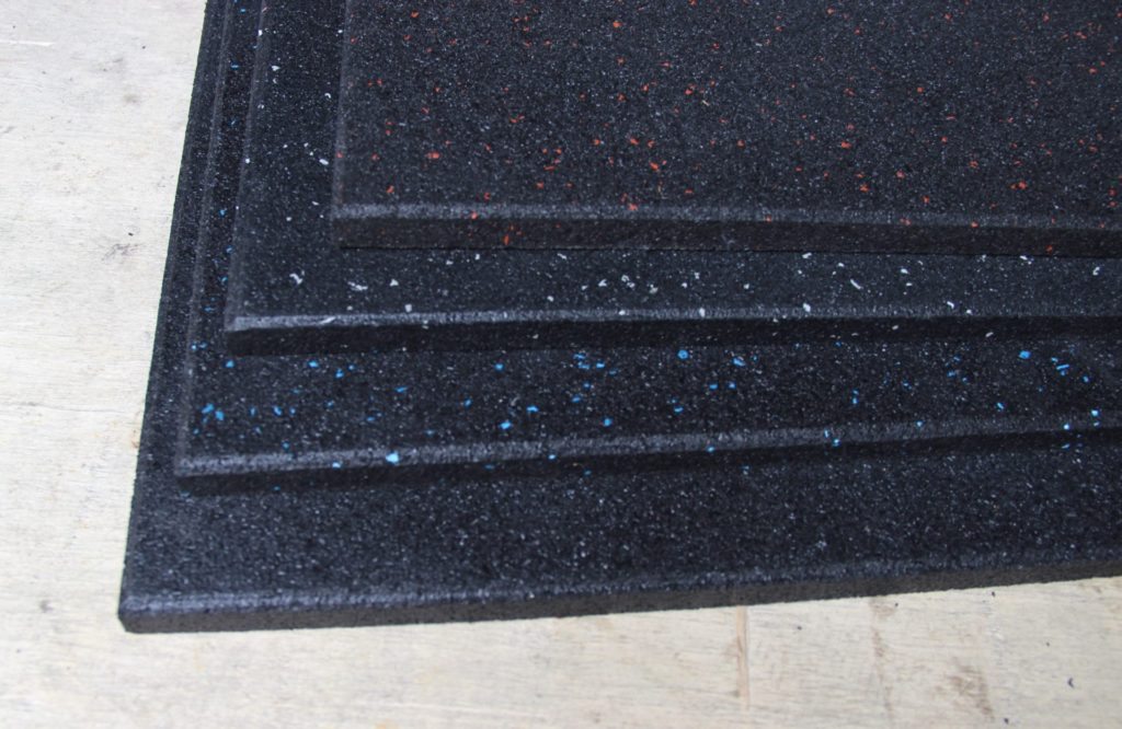 Gym Floor Rubber - Recycled Rubber Garage & Gym Floor