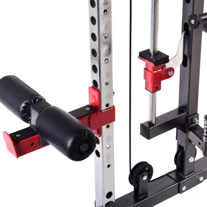 Functional Trainer Smith Machine Leg Press Power Rack 200 Kg Bumper Plates +Elite45° Legpress H/Squat + FID Bench & Leg Ext