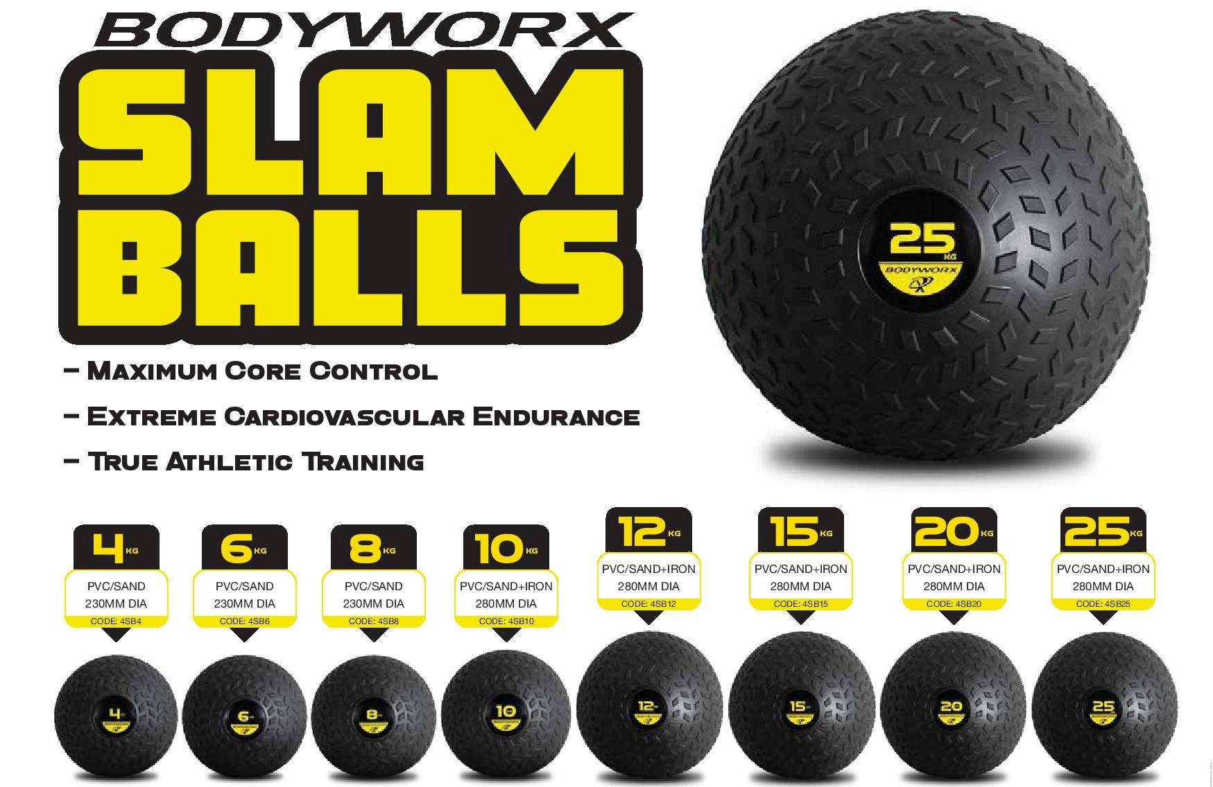 Slam Medicine Balls 4 Kg