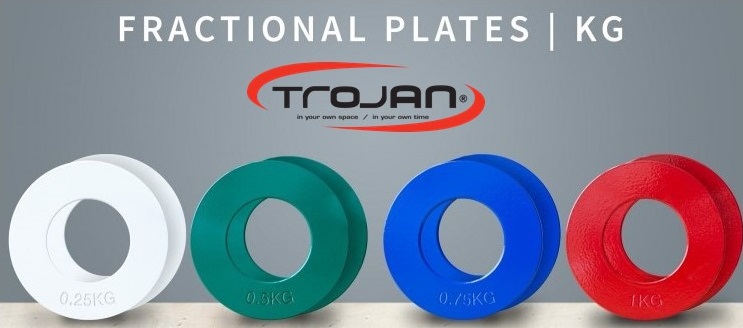 Micro Fractional Weight Plate Set 5 Kg Pack Trojan
