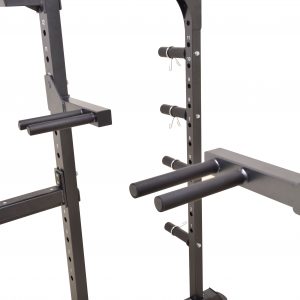 Functional Cable Cross Trainer 60 Kg Stack + FID Bench + Half Squat Rack 100 Kg Plates + Barbells