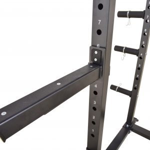 Trojan Half Squat Rack HD Inc Dips + Torsonator & T Bar Row Handle FID Bench + Leg Ext