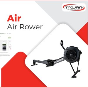 Trojan Air Rower 10 Levels Air Resistance Inc Bluetooth FitShow App ( Floor Model )