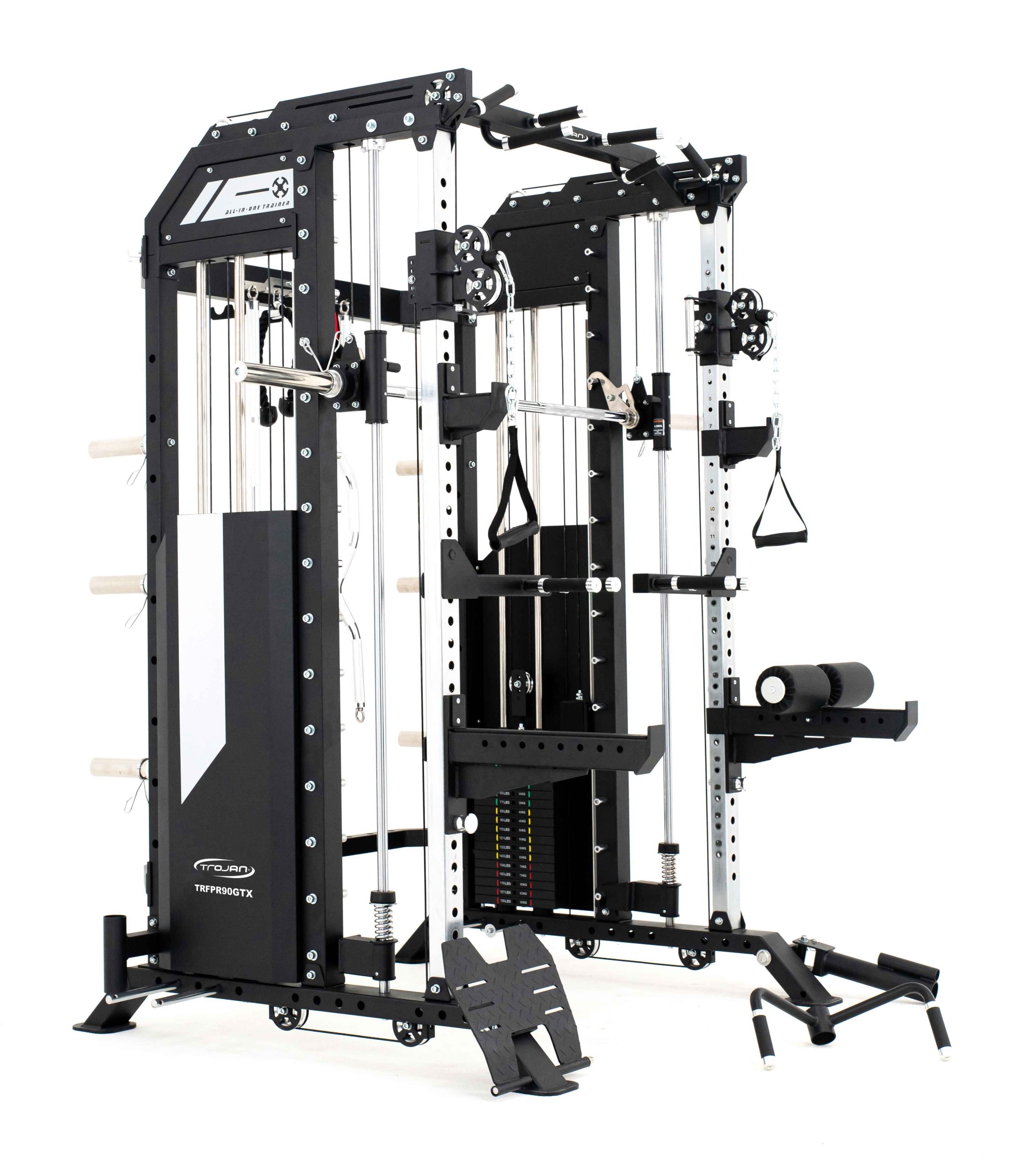 Package With FPR90GTX Functional Trainer/Smith Machine & Squat Rack + Leg Press