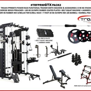 FPR90GTX Functional Trainer/Smith Machine & Squat Rack + Leg Press Pack2
