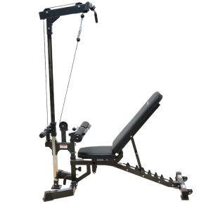 Exercise Bench PRO FID Heavy Duty New Design + Lat Pull Down Attachment