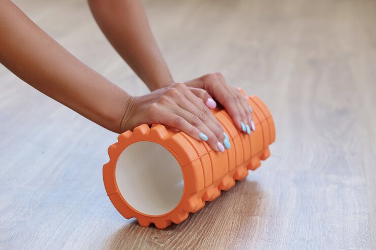 smooth and textured foam rollers
